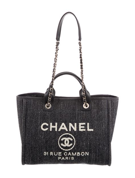 chanel small deauville|Chanel deauville tote price.